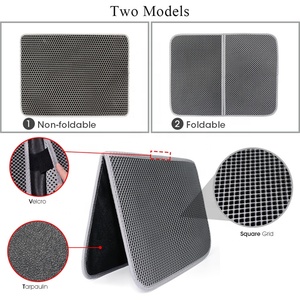 Tapis anti-griffures détachable double couche pour chat, pour bac à litière domestique - Product Image 5