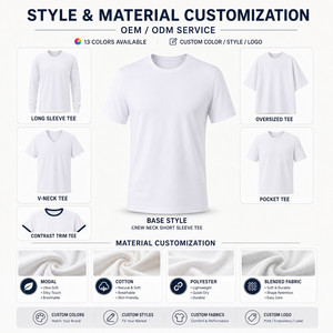 T-shirt en jean uni personnalisé haut de gamme pour homme, 200g, 100% modal, soyeux, doux, respirant, séchage rapide, écologique, vierge, marque privée, sportif - Product Image 4