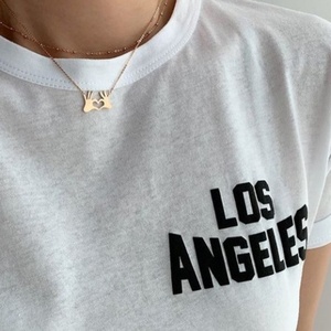 Cadeau pour la fête des mères, bijoux personnalisés, collier avec pendentif en forme de cœur plaqué or - Product Image 3