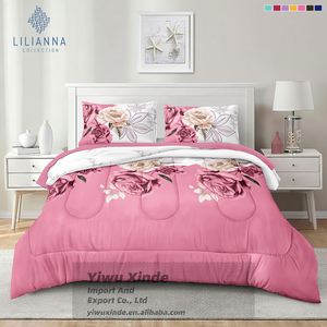 Juego de edredón de cama de 4 piezas, juegos de edredón, juegos de edredón de algodón de lujo, tamaño king para el frío - Product Image 2