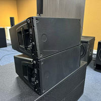 Speaker Line Array Aktif Dua Arah HDL 20-A Dual 10 Inch, Sistem Suara Profesional Pasif Bertenaga, Speaker Outdoor