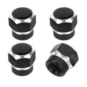 Capuchon de valve en alliage d'aluminium, grand hexagonal rouge, pour pneu de voiture, anti-fuite - Product Image 2
