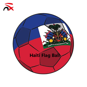 ลูกฟุต<span class=keywords><strong>บอล</strong></span>ขนาดพิเศษ ของที่ระลึกสำหรับแฟนฟุตบอลเฮติ อุปกรณ์กีฬา ลูกฟุต<span class=keywords><strong>บอล</strong></span>ลายธงชาติเฮติ - Product Image 1
