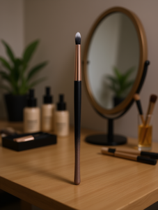 Ensemble de pinceaux de maquillage, 600 poils synthétiques, manche en plastique, forme ronde, pour l'application du maquillage - Product Image 2