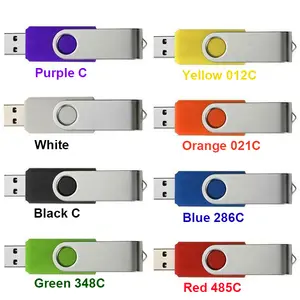 customized usb flashdrive swivel usb flash drive custom all colour with stock