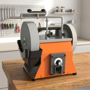 Affilatrice <span class=keywords><strong>da</strong></span> <span class=keywords><strong>banco</strong></span> a umido Allwin 230-240V a velocità variabile per la lavorazione del legno con serbatoio dell'<span class=keywords><strong>acqua</strong></span> - Product Image 6