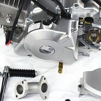 Nouvel ensemble moteur en alliage d'aluminium 125cc 4 temps semi-automatique 4 vitesses pour moto tout-terrain et moto de cross