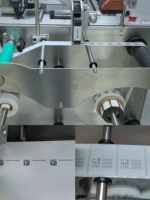 Plateforme d'impression d'étiquettes automatique 0-70 m/min, axe XY réglable pour l'industrie de l'emballage