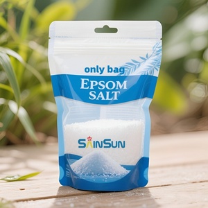 Biodegradable <b>Compost</b> Custom Logo 250G 500G 1Kg Plastic Pouch Table Rock Organic Natural Epsom Sea Salt Packaging Zipper <b>Bag</b> - Product Image 2