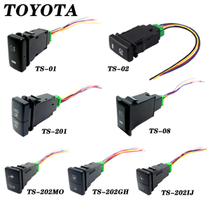 Skyearth DC12V sương mù phía sau ánh sáng đẩy chuyển đổi 4 dây nút cho Camry Corolla - Product Image 4