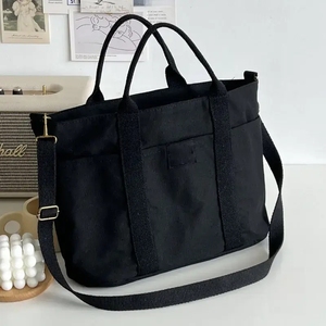 Borsa Tote in tela con tasca multipla da donna borsa a tracolla di grandi dimensioni con borsa Tote con scomparti - Product Image 5