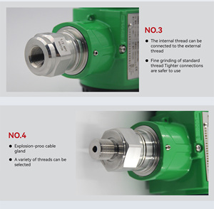 Trasmettitore di pressione industriale | Range -0.1 ~ 40MPa 4-20mA + HART | IP68 a prova di esplosione per apparecchiature ad alta pressione - Product Image 4