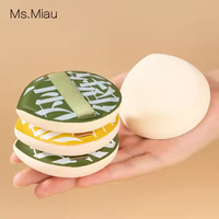 Vente en gros Mme miau Épais Doux Lavable Humide/Sec Larme Grand Fond de teint Coussin d'air Mélangeur Éponge Bouffée Beauté
