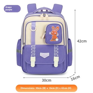 Nueva mochila escolar ligera para niños, bolso de hombro para estudiantes de secundaria primaria de gran capacidad, carga de protección de columna vertebral de grado 3-6 - Product Image 6