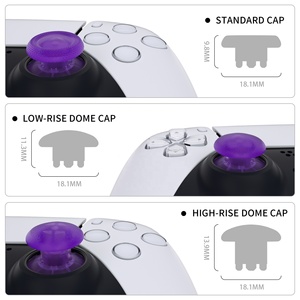 EXtremeRate - Palancas Analógicas Intercambiables Personalizadas EDGE, Palancas de Repuesto para Control de PS5 y PS4 - Product Image 4