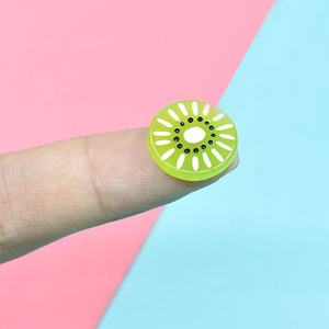 Adornos de Resina con Forma de Rodajas de Frutas Simuladas, Naranja, Manzana, Limón, para Decoración de Fundas de Teléfono y Lazos para el Cabello - Product Image 3