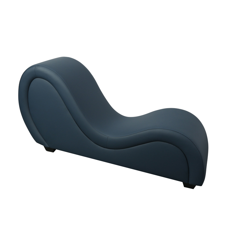 Chaise longue bleue