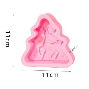 แม่พิมพ์ซิลิโคนขายส่งสำหรับทำเทียนตกแต่งบ้าน DIY กลิ่นหอม แม่พิมพ์คริสต์มาส - Product Image 6