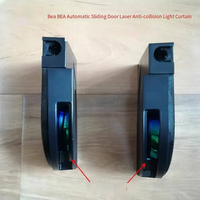 Tirai Sensor Laser, keamanan pintu datar induktif otomatis, anti-tabrakan, gorden cahaya, baja antikarat, bengkel Modern, rumah sakit