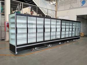 Réfrigérateur commercial à double porte vitrée pour supermarché, grande capacité, armoire de refroidissement verticale pour boissons - Product Image 2