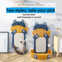 Grattoir pour chat HY de haute qualité, design moderne et nouveau, en lin, à double usage pour jouer et se reposer