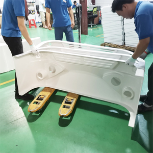 Pièces de thermoformage en plastique pour console centrale de voiture en fibre de <span class=keywords><strong>carbone</strong></span> ABS complexe PC, thermoformage sous vide automobile - Product Image 2