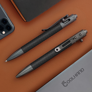 Stylo bille EDC personnalisé en fibre de carbone, portable, pour signature professionnelle, idéal pour l'escalade, <span class=keywords><strong>le</strong></span> <span class=keywords><strong>camping</strong></span> et la randonnée en extérieur - Product Image 3