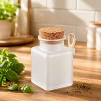 Pot de crème pour le visage, récipient pour gommage corporel, flacon avec distributeur de sels de bain masqués