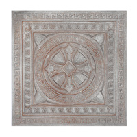 Plaque de plafond en PVC style moderne, panneau décoratif intérieur imperméable pour lieux publics PL01