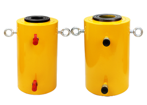 Vérin hydraulique à double effet à cylindre creux 30 tonnes, course de 7 pouces, tige de 3,5 pouces, alésage de 90 mm, piston non magnétique DEELEAP - Product Image 3