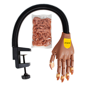 Kit de Práctica de Uñas ABS, Uñas Acrílicas Realistas, Maniquí de Manicura Articulado, Juego de Herramientas de Exhibición Flexible para Salón - Product Image 6