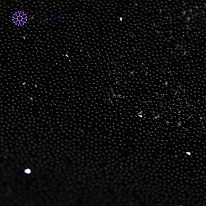 Tissu en strass de haute qualité, personnalisé en usine, entièrement recouvert de strass argentés scintillants et brillants - Product Image 4