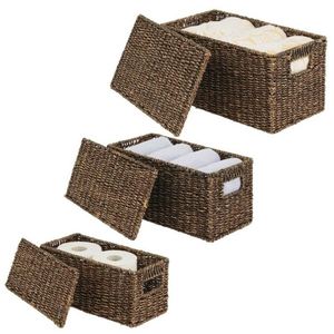 Cestas Tejidas Pequeñas para Manualidades, Cestas <span class=keywords><strong>de</strong></span> Mimbre, Cestas para Bebés, Cestas <span class=keywords><strong>de</strong></span> Piña, Cestas <span class=keywords><strong>de</strong></span> Almacenamiento <span class=keywords><strong>de</strong></span> Ropa Plegables Rápidas, Cestas <span class=keywords><strong>de</strong></span> Juguetes <span class=keywords><strong>de</strong></span> Hierba Marina al por Mayor - Product Image 6