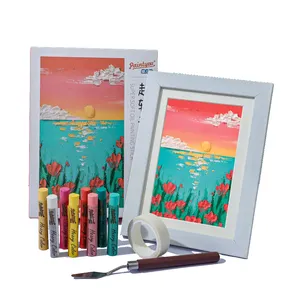 DIY Oil Pastel Handmade Material Package Drawing Tool Kit Heavy Color Soft Oil Pastel Decompression Kit Decoration Painting Kit
