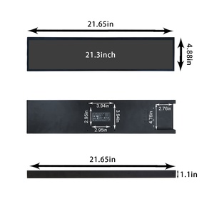 1920X360 Reclame Monitor Outdoor 500nit Usb2.0 Auto Play Video Gesplitst Scherm 21.3Inch Gestrekte Display Strip Bar Lcd Monitor - Product Image 3