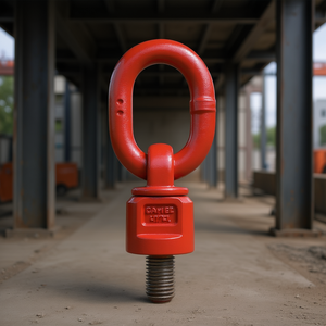 Écrou à œillet pivotant avec anneau rotatif sous charge, certifié CE, accessoires de levage et d'ancrage - Product Image 3