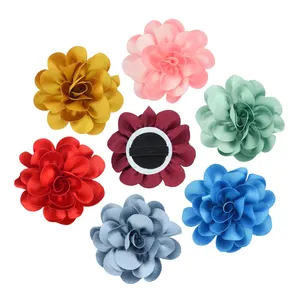 MIX Colors Dog Collar Accessories Pet Flower Collar Dog Bow Ties Fabric Flower Attachment For Dog Collars