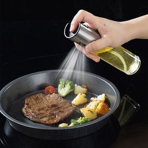 Custom Glass Spray <b>Bottle</b> Bbq Stainless Steel Olive Oil Sprayer Set for Cooking With Cleaning <b>Brush</b> & Funnel - Product Image 6