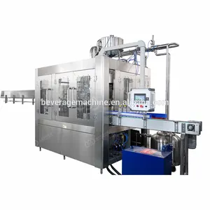 Fully Automatic 3 in 1 Bottle Washing Filling Capping Making Plant Machine