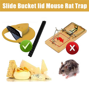 Slide Bucket Lid <b>Rat</b> Trap With Lid Non Toxic For Rodent Control - Product Image 4