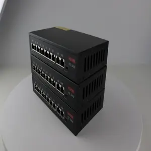 Factory Price DIN Rail 10Gbe And 1000M Unmanageable Network On Global Digital Outbound Service Platform Poe Switch