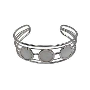 Fashion Cuff <b>Bracelet</b> 316L Stainless Steel PVD Gold Plating Sustainable Resistant Jewelry for Women - Product Image 1