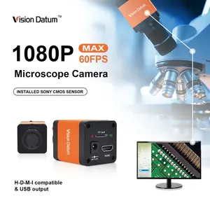Alta risoluzione microscopio industriale macchina fotografica ad alta definizione interfaccia multimediale di connettività Video in tempo reale per la Micro Imaging