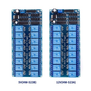 Module de relais 16 canaux 5V 12V, carte d'extension intelligente avec contrôleur optique, sortie relais <span class=keywords><strong>Wifi</strong></span>, module de relais 16 voies pour <span class=keywords><strong>Arduino</strong></span> - Product Image 1