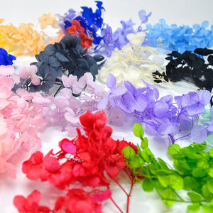 Hortensia <span class=keywords><strong>de</strong></span> haute qualité, pièces, invitations <span class=keywords><strong>de</strong></span> petites feuilles, assemblage manuel <span class=keywords><strong>de</strong></span> plantes, <span class=keywords><strong>fleurs</strong></span> séchées, DIY - Product Image 2