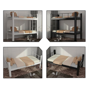 Cama de Metal Moderna Zunjiang para Hotéis, Escolas, Hospitais, Apartamentos e Uso em Dormitórios - Product Image 4