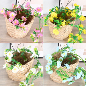ดอกเดซี่ประดิษฐ์ พลาสติก ช่อดอกไม้สีชมพู เหลือง ม่วง สำหรับตกแต่งงานแต่งงาน ตกแต่งเพดาน ตกแต่งภายในบ้าน จัดสวน - Product Image 4