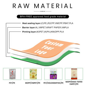 <span class=keywords><strong>Sachets</strong></span> d'emballage personnalisés pour snacks, recyclables, 50g 30g, vides, en plastique, aluminium, mylar, pour pommes de terre, bananes, chips - Product Image 2