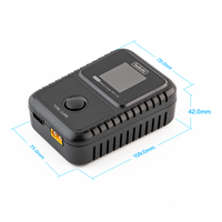 Toolkitrc M450 50W 2 ~ 4S LiPo LiHV LiFe chargeur d'équilibre de batterie contrôleur d'affichage coloré tension de coupure pour voiture de Drone RC FPV