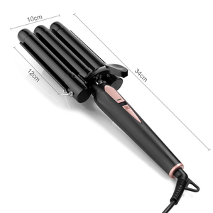 <span class=keywords><strong>Fer</strong></span> à friser professionnel, outils en céramique pour <span class=keywords><strong>onduler</strong></span> les cheveux, bigoudis à trois - Product Image 2